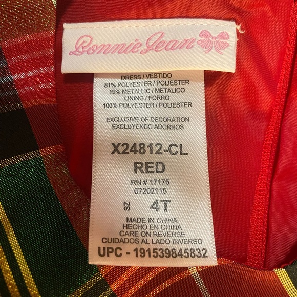 Bonnie Jean Dress 4T - Picture 2 of 5